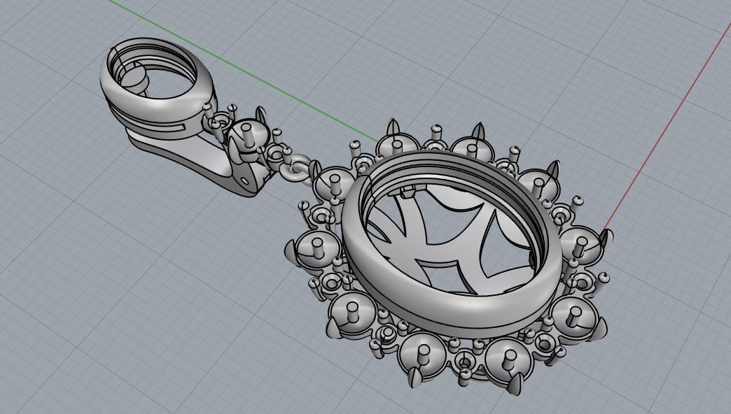 Ring and Earrings  105 3D print model_10