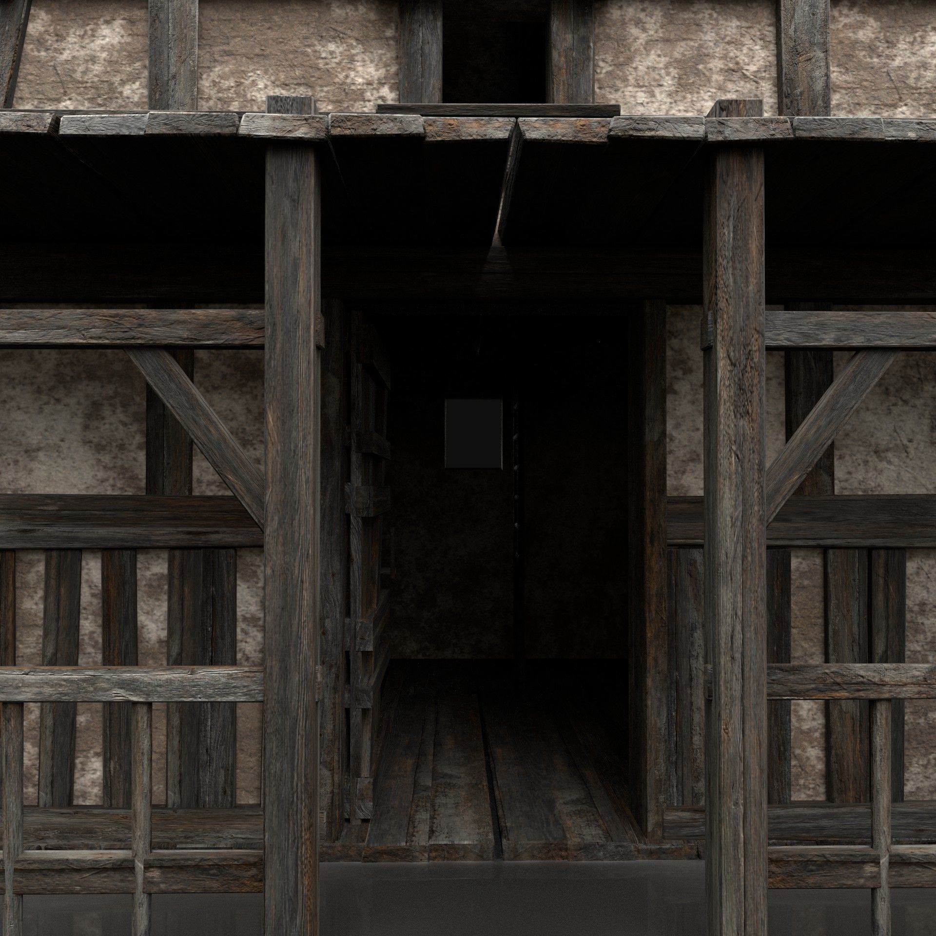 ENTERABLE HIGH TOWER WATCHTOWER COLLECTION BUILDINGS _28