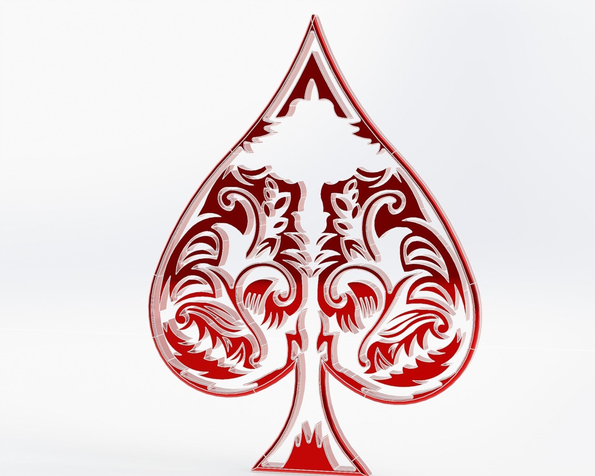 Ace of Spades 3D model_1