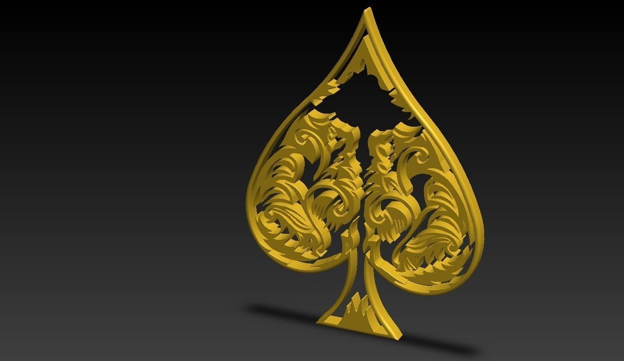 Ace of Spades 3D model_2