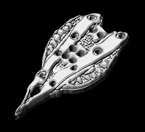 Buttons for clothing Heart2 3D print model_0