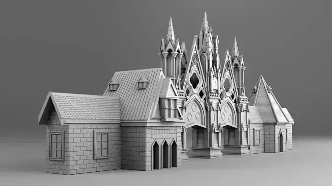 Gothic builds of castle