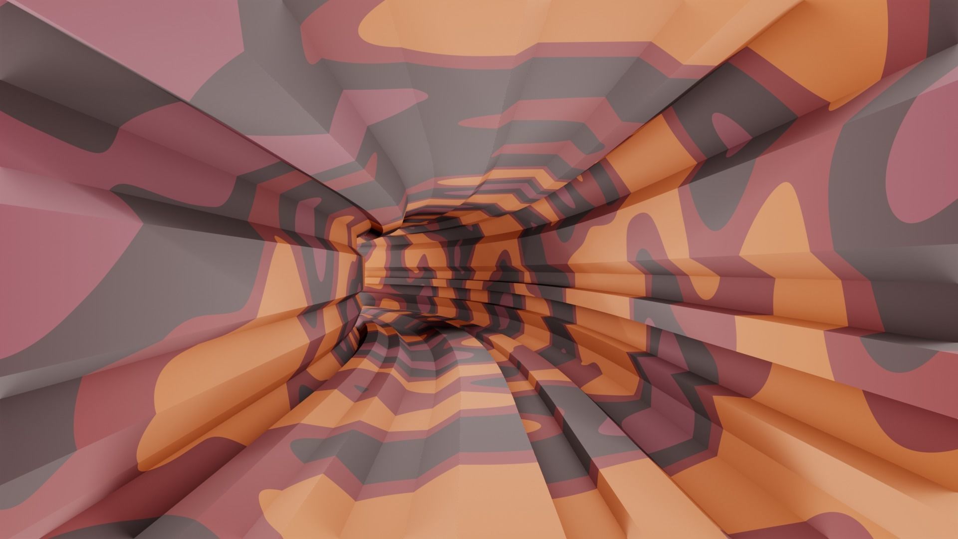 Game tunnel 3D model_11