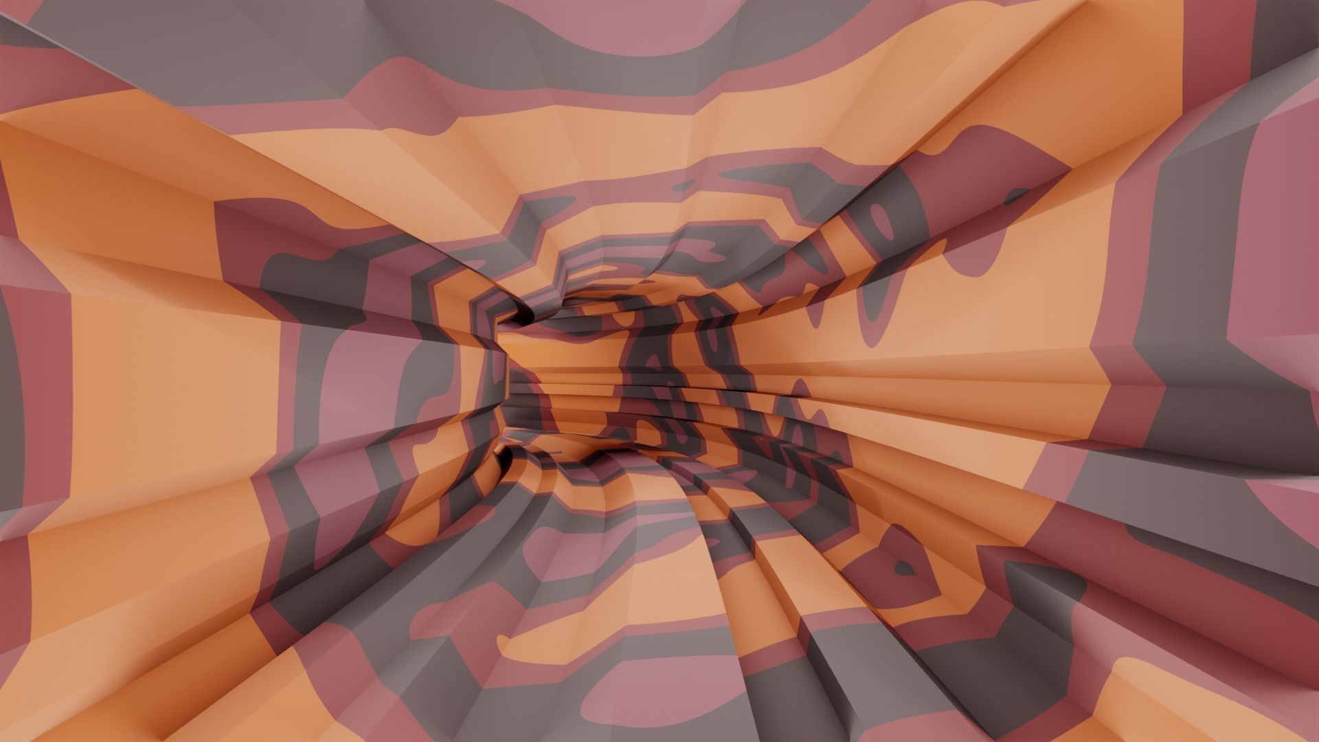 Game tunnel 3D model_6