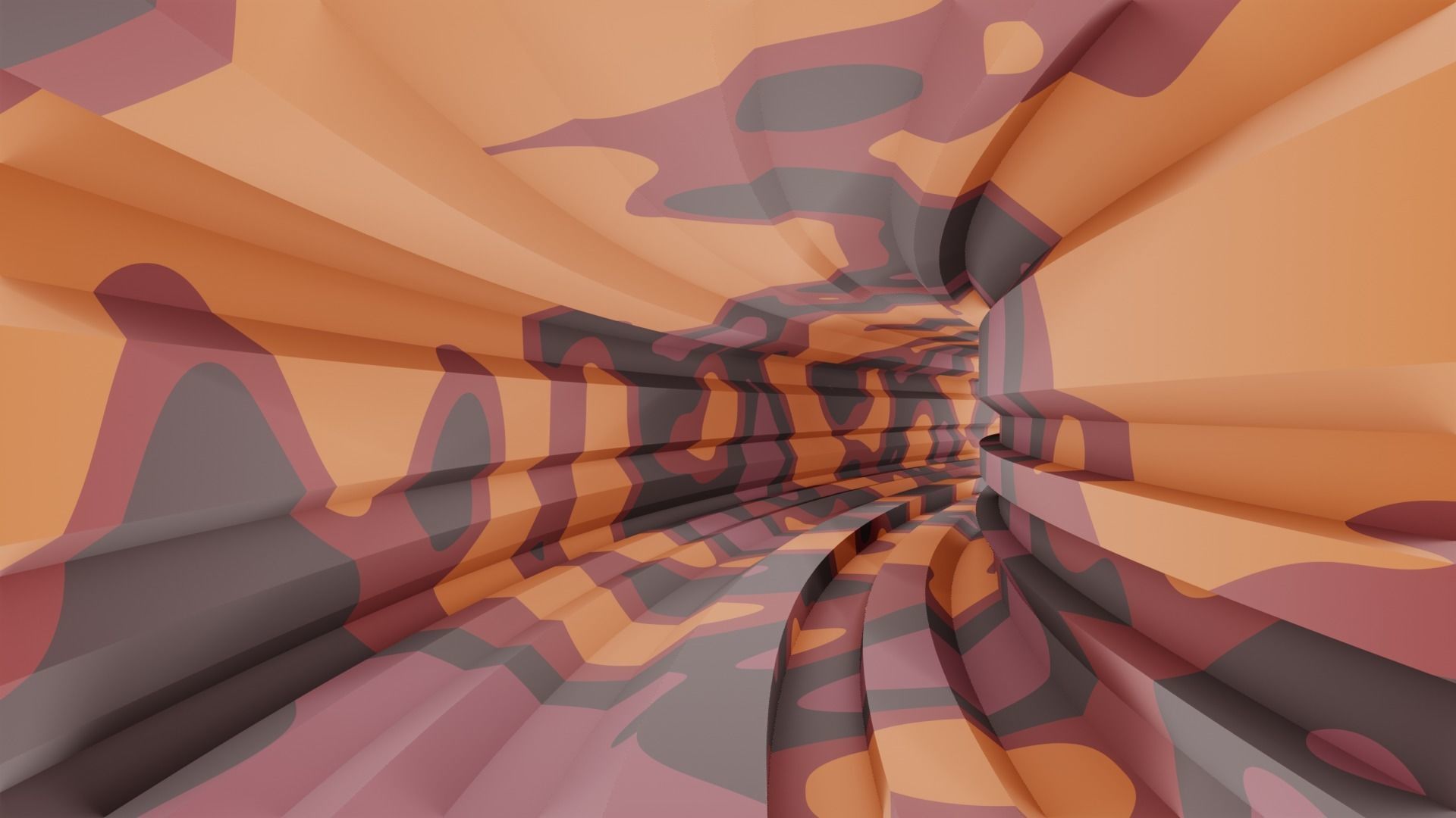 Game tunnel 3D model_12