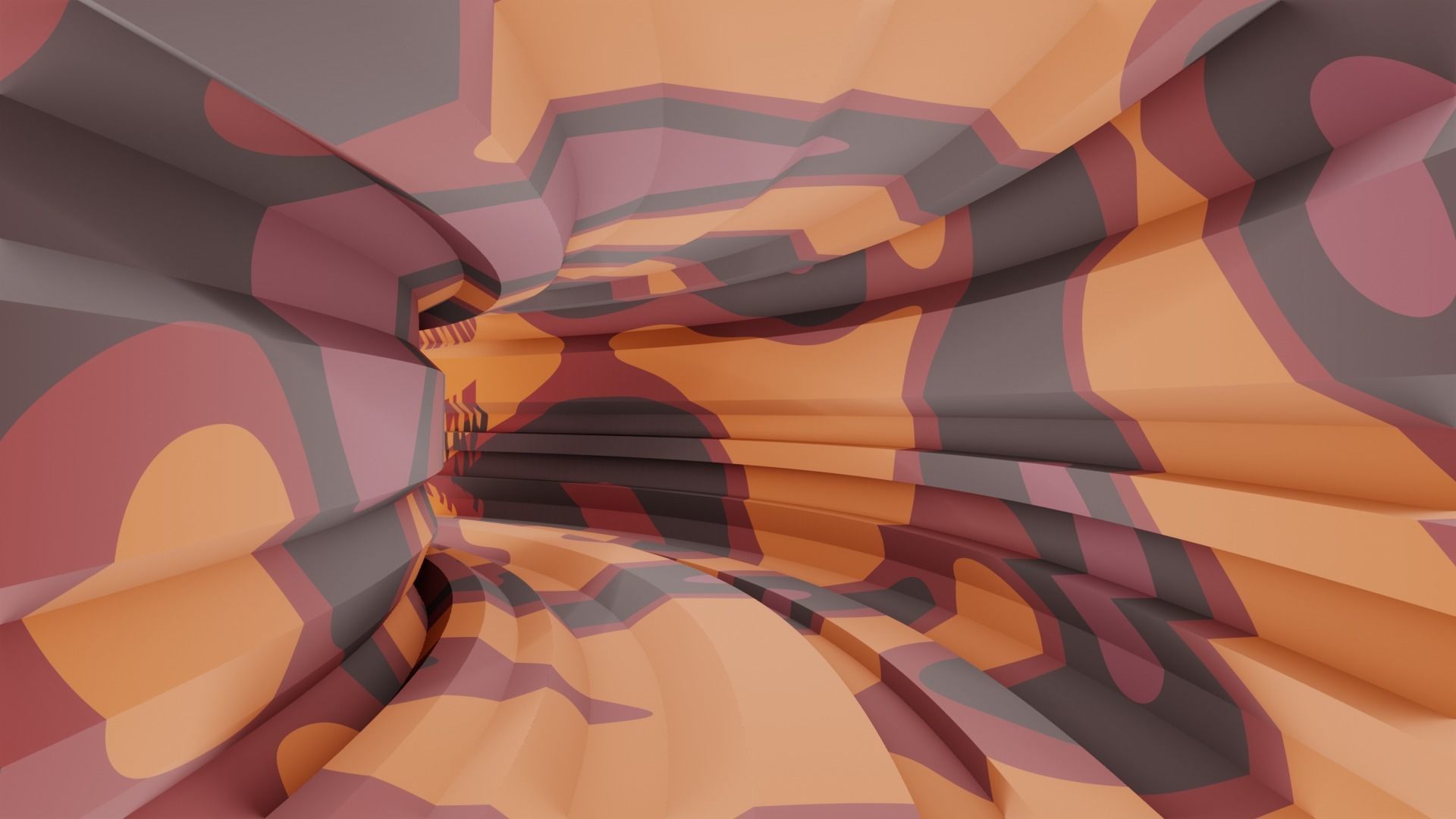 Game tunnel 3D model_21