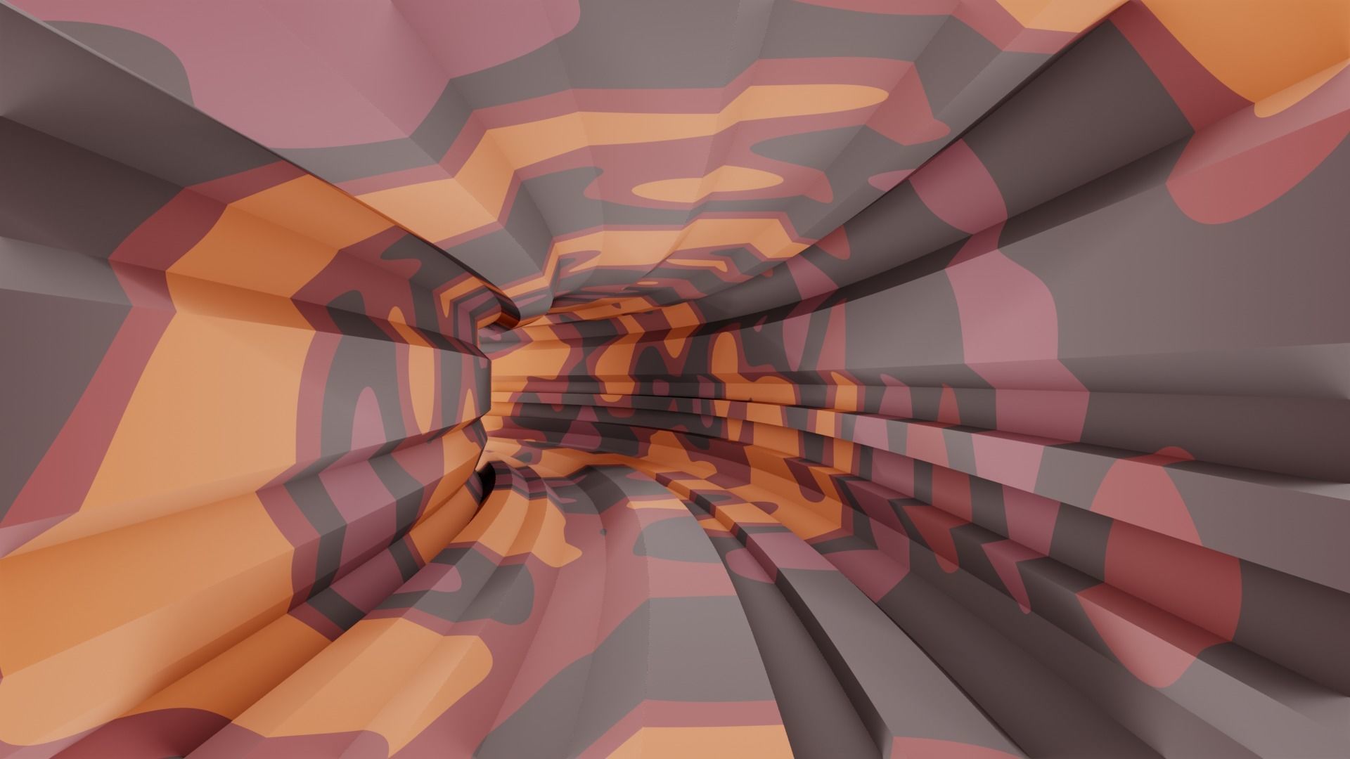 Game tunnel 3D model_18