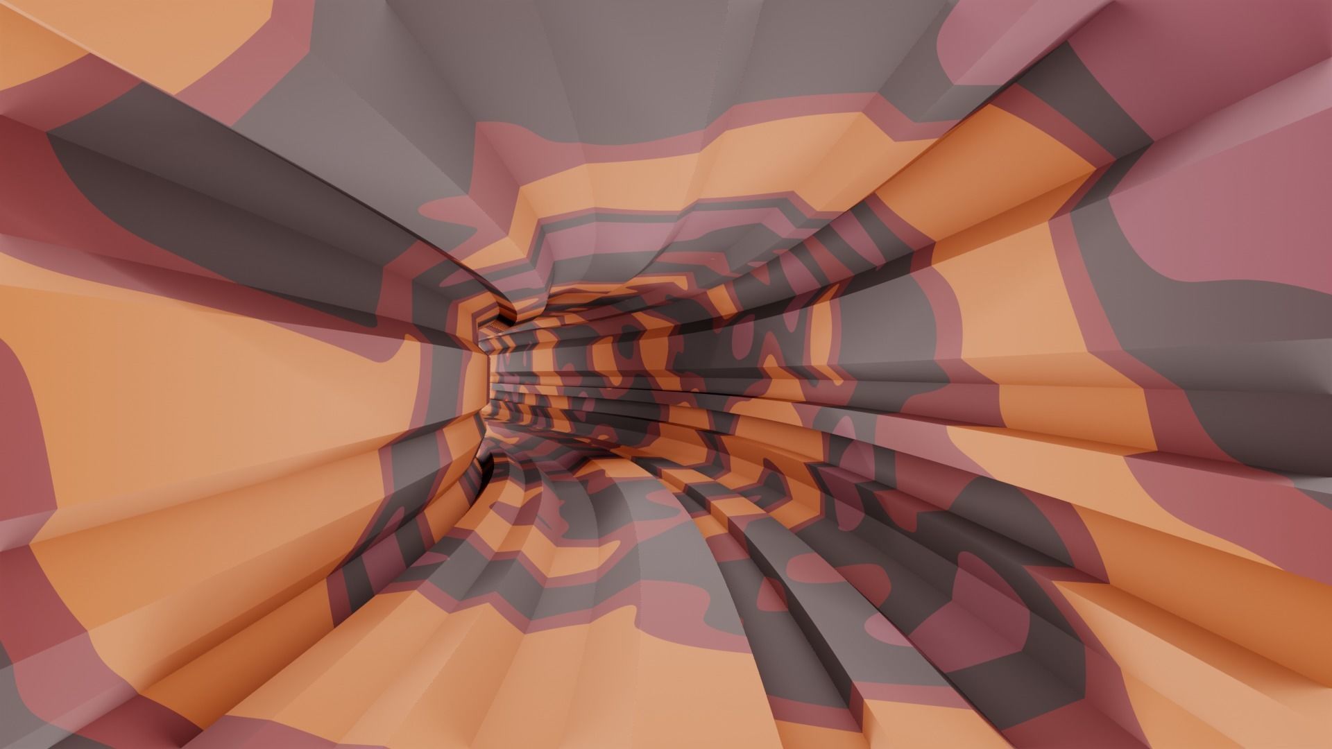 Game tunnel 3D model_16