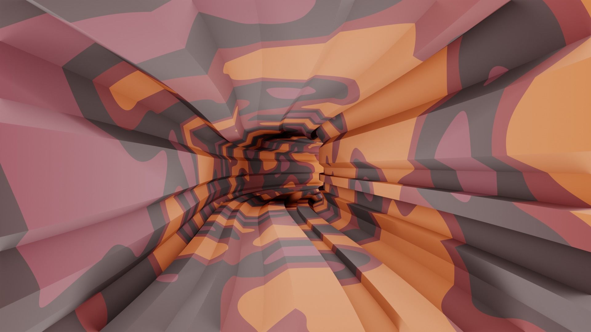 Game tunnel 3D model_14