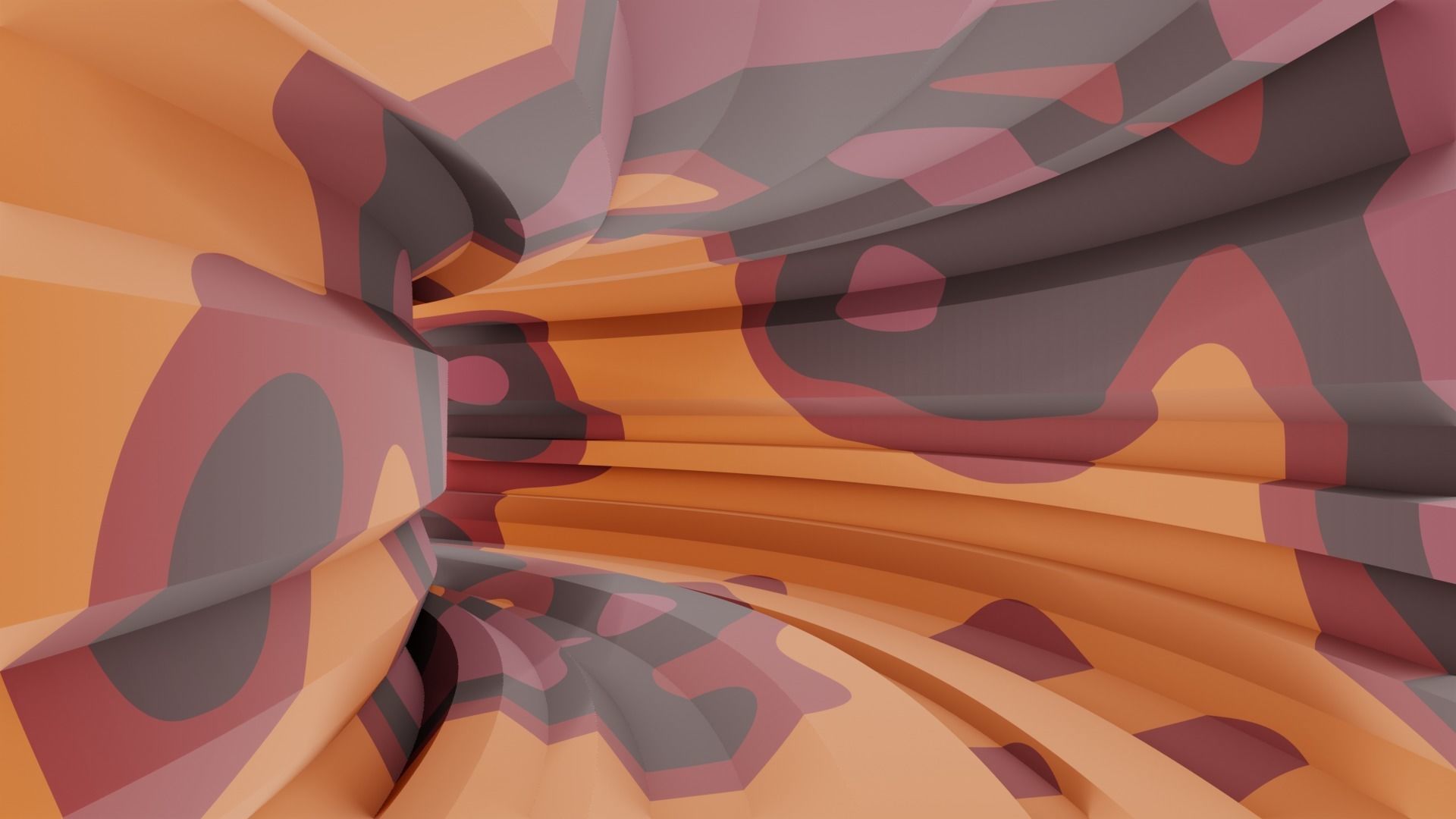 Game tunnel 3D model_10