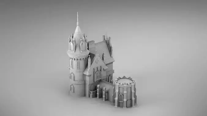 Gothic House 3D print model