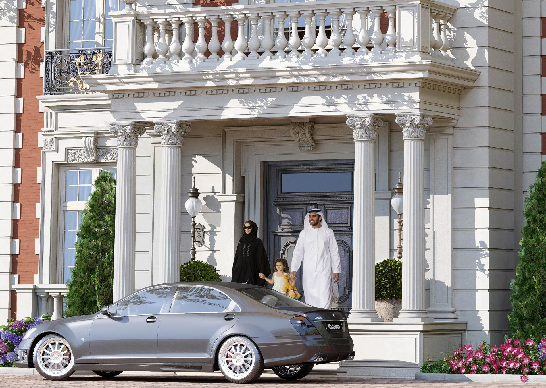 Round Column Capital Decorative painting 3D model_2