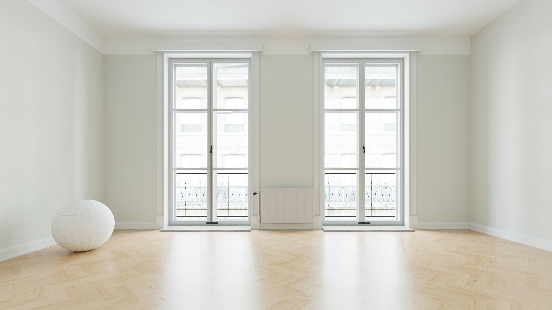 CA - Base Room Interior 1 3D model_1