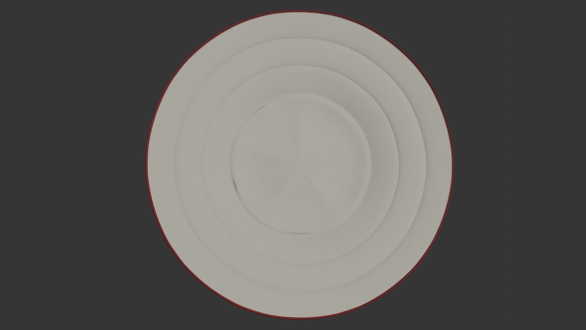 Captain America Shield Low-poly 3D model_15