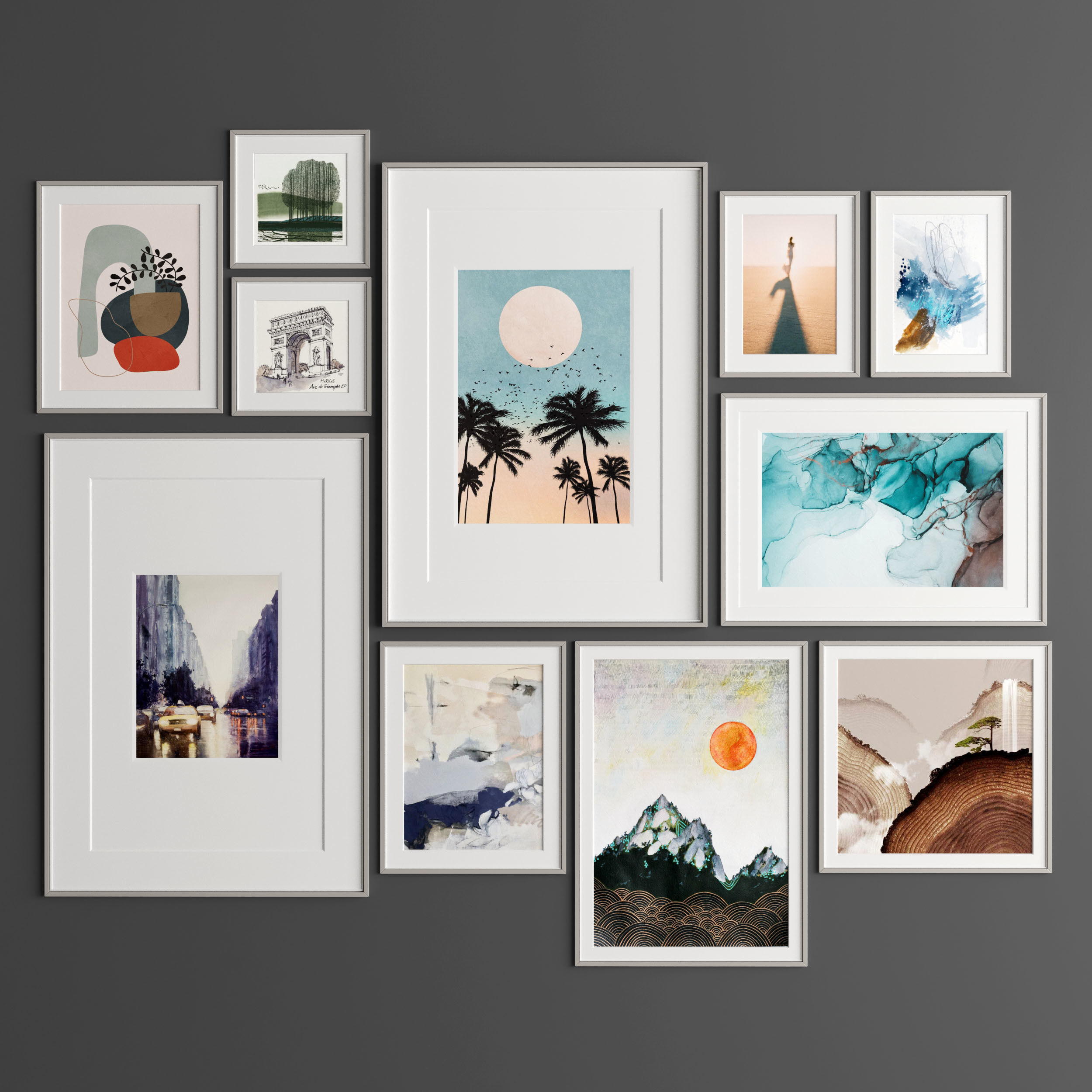 Art Frame 319 Low-poly 3D model_1
