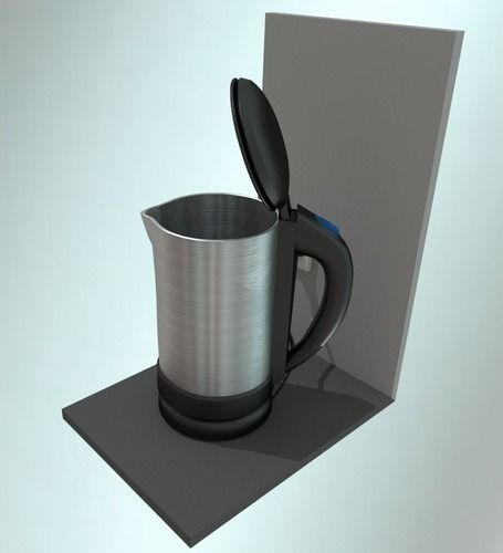 Water boiler with rigged electric cable Low-poly 3D model