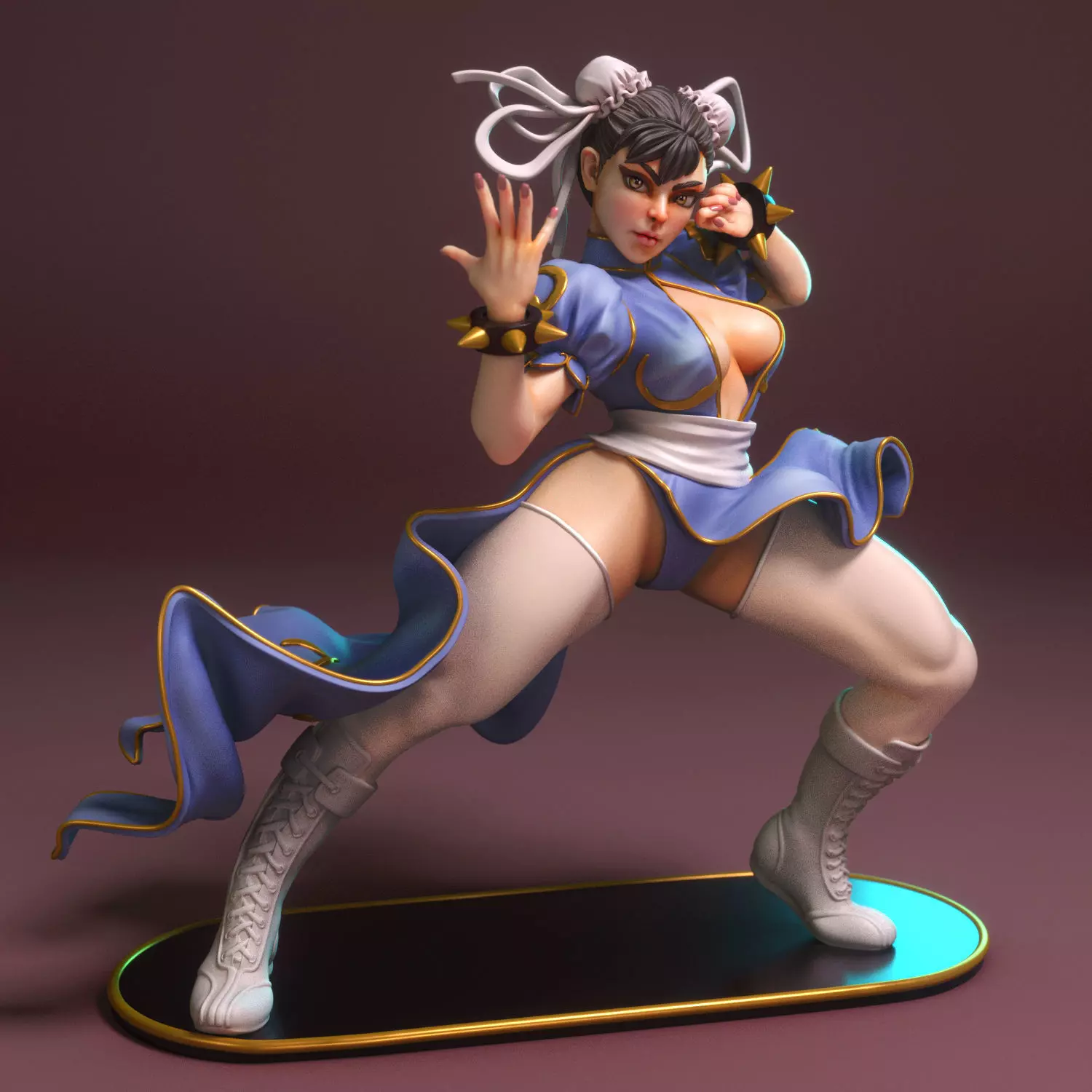 Chun li 3D print model_0