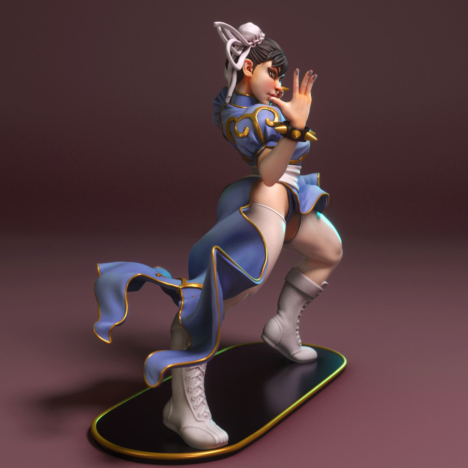 Chun li 3D print model_1
