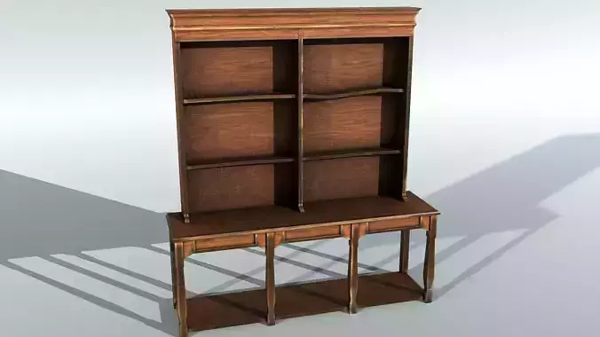 Shelf Table Low-poly 3D model