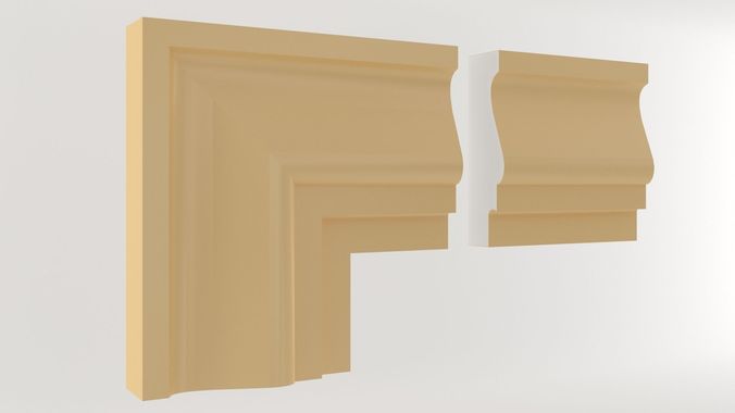 Framing for doors and windows 002 3D model