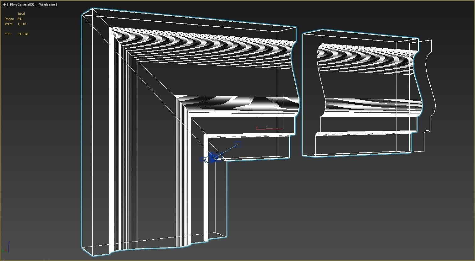 Framing for doors and windows 002 3D model_1