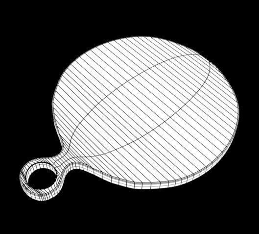 Cutting Board 3D model_7