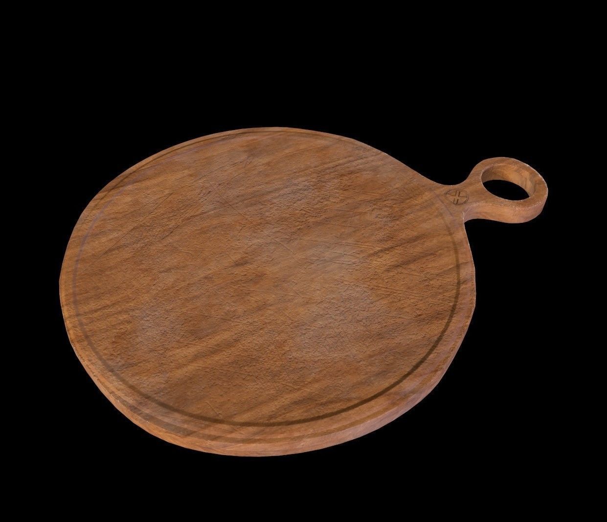 Cutting Board 3D model_4