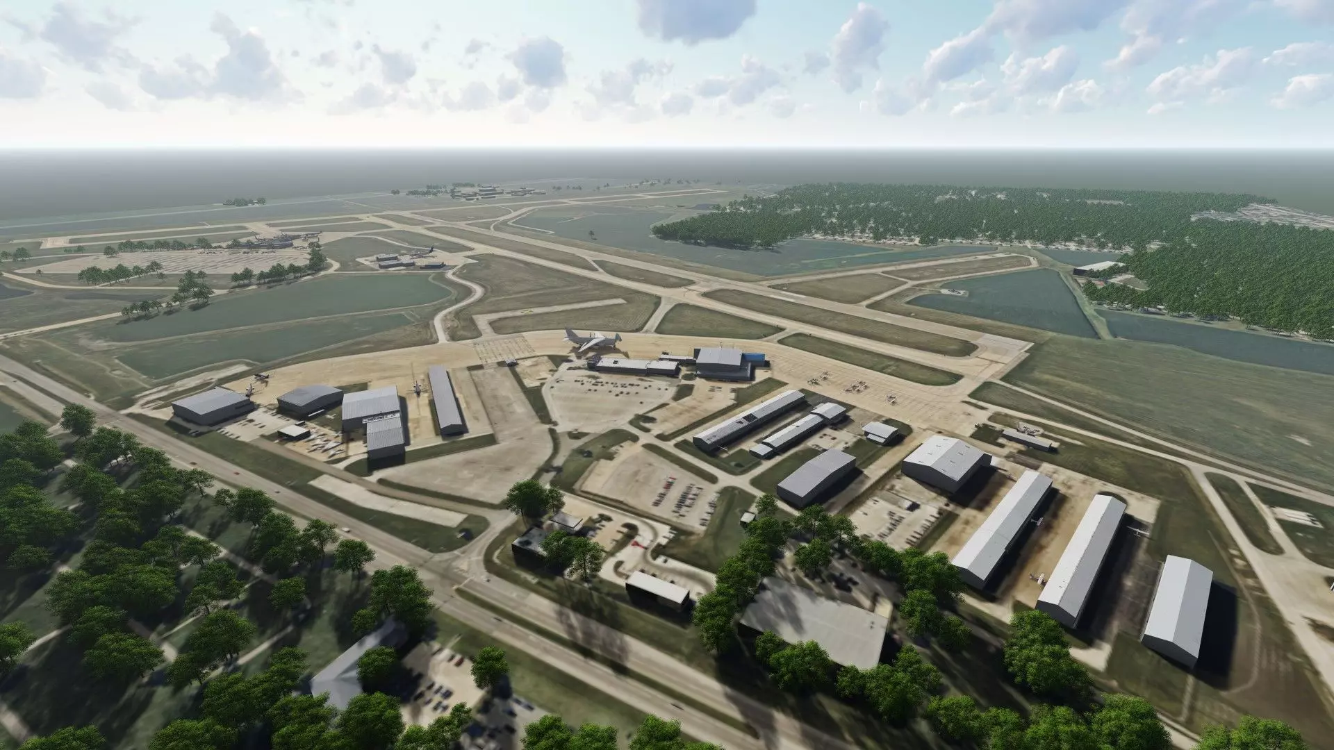 Central Illinois Regional Airport at Bloomington-Normal 3D model