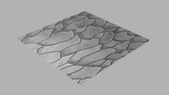 Stone floor Low-poly texture