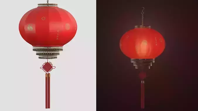 Chinese red lantern