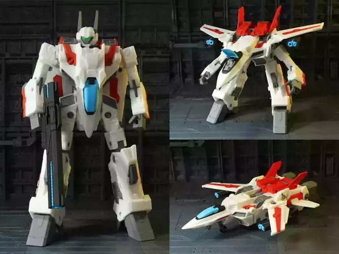 Transformable Valkrii not Macross 3D print model