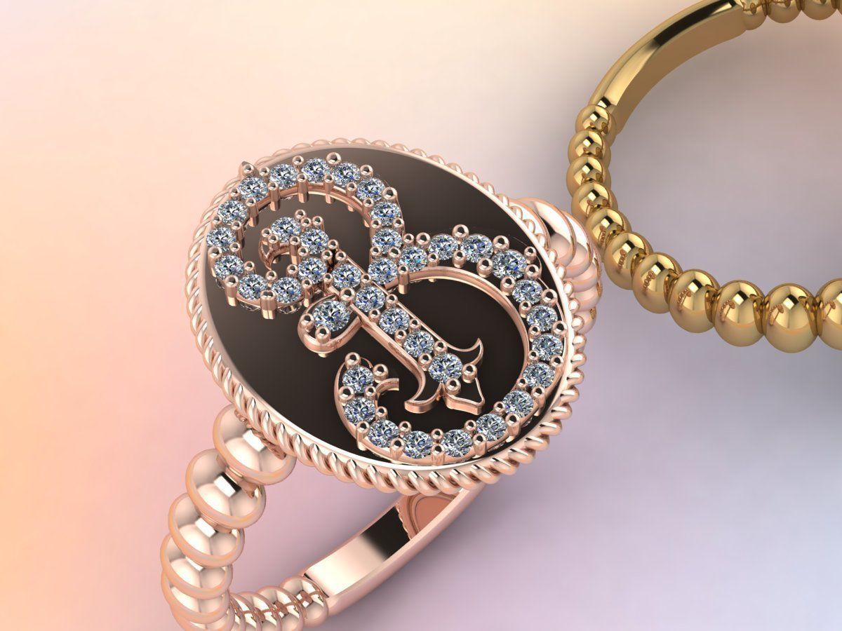  letter B 3D print model_5