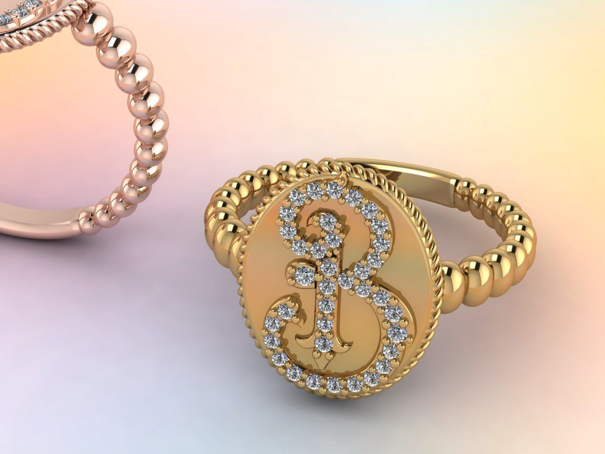  letter B 3D print model_0