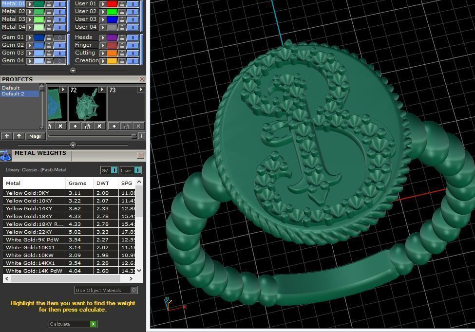  letter B 3D print model_8