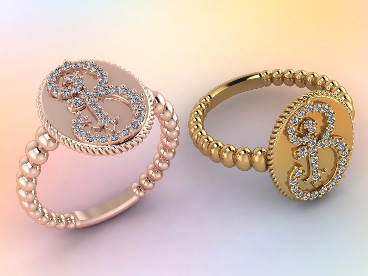  letter B 3D print model_1