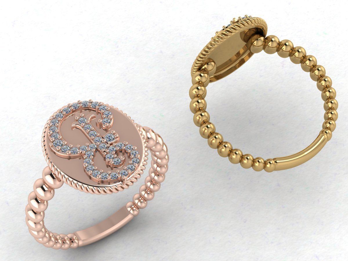  letter B 3D print model_2