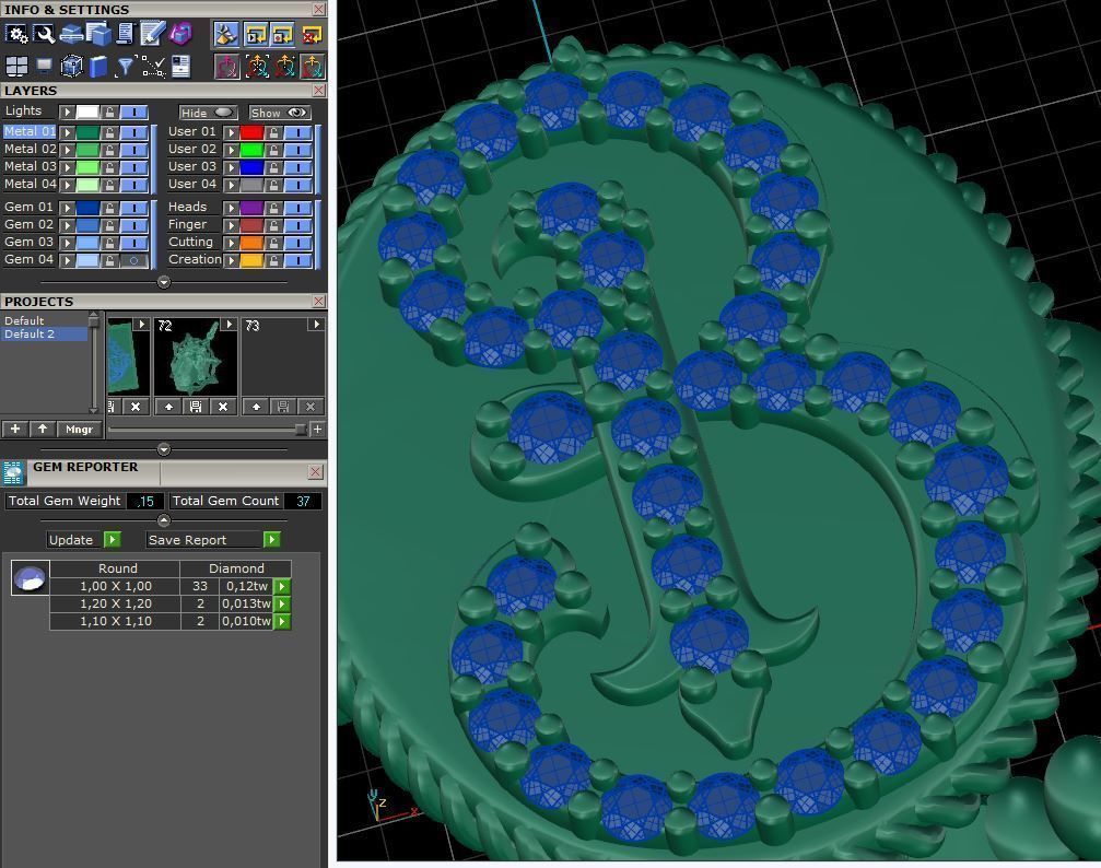  letter B 3D print model_9