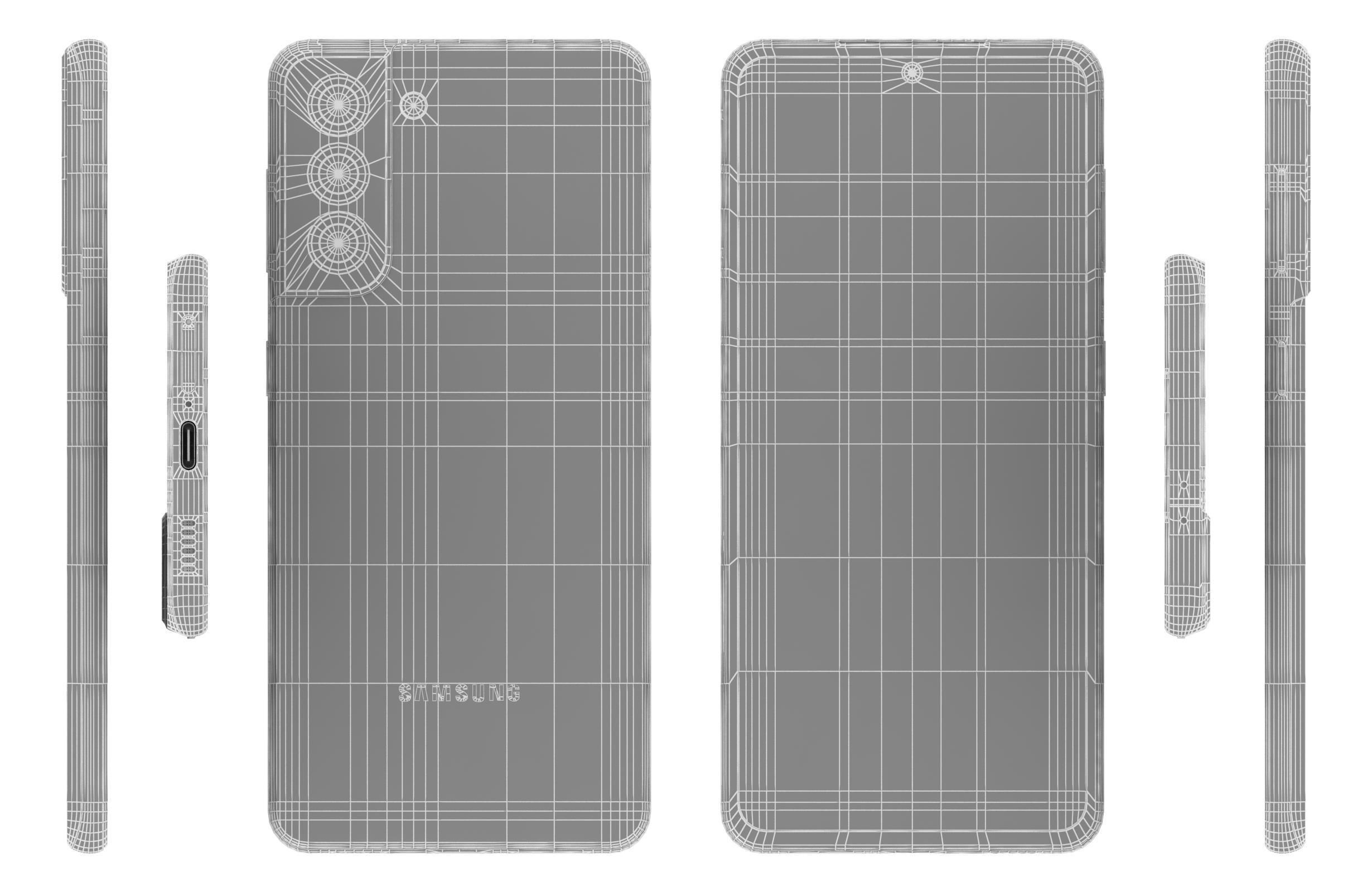 Samsung Galaxy S21 Phantom Violet 3D model_16