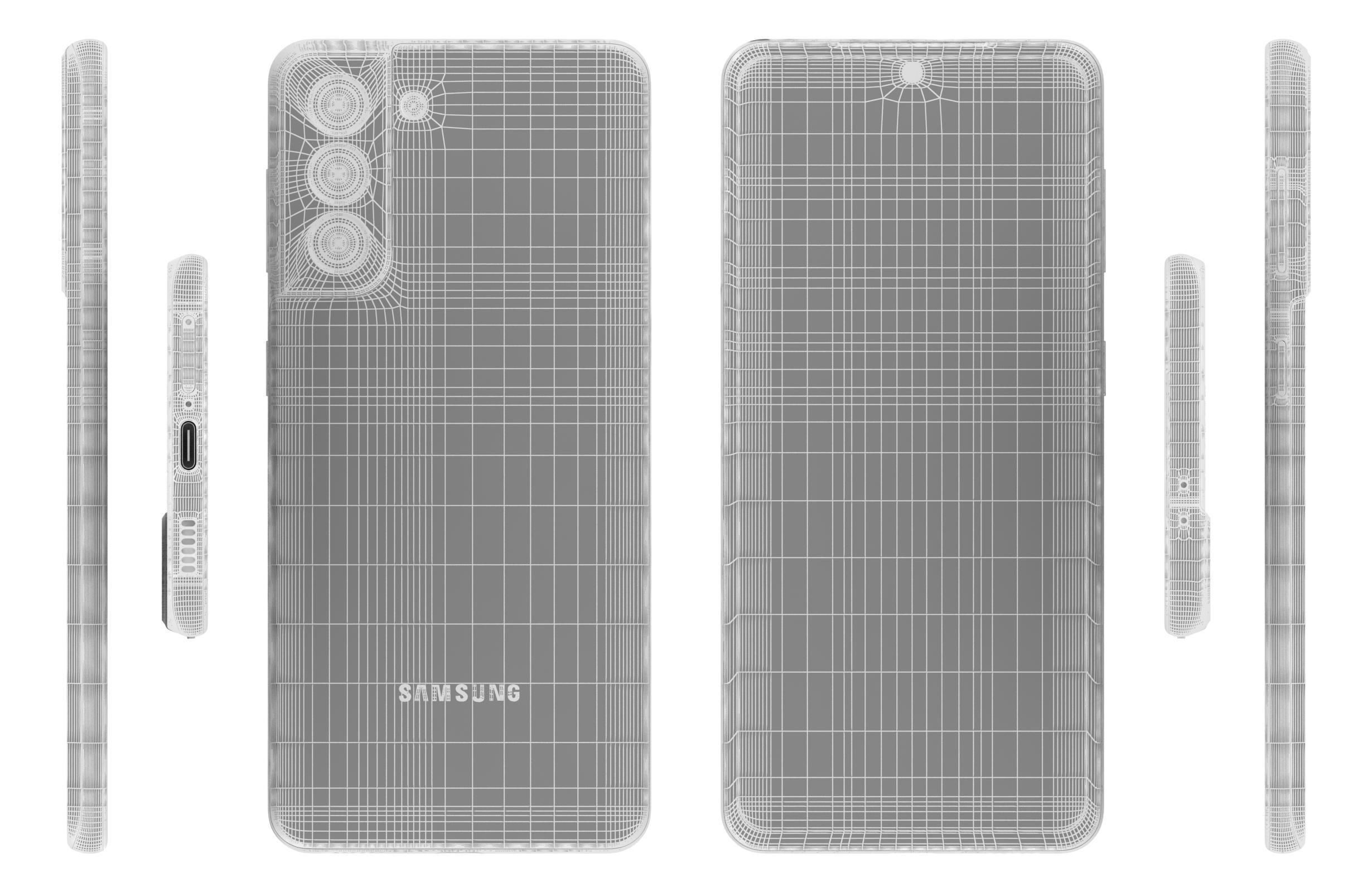 Samsung Galaxy S21 Phantom Violet 3D model_17