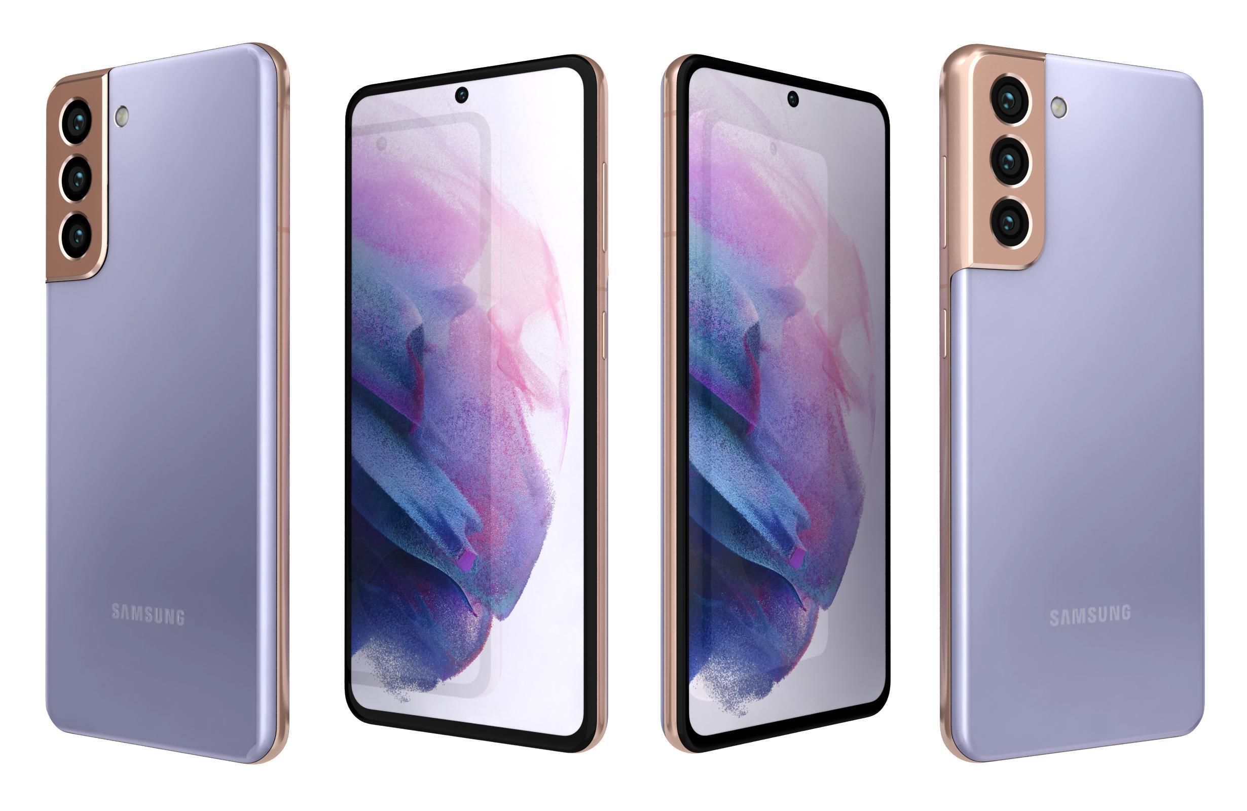 Samsung Galaxy S21 Phantom Violet 3D model_3