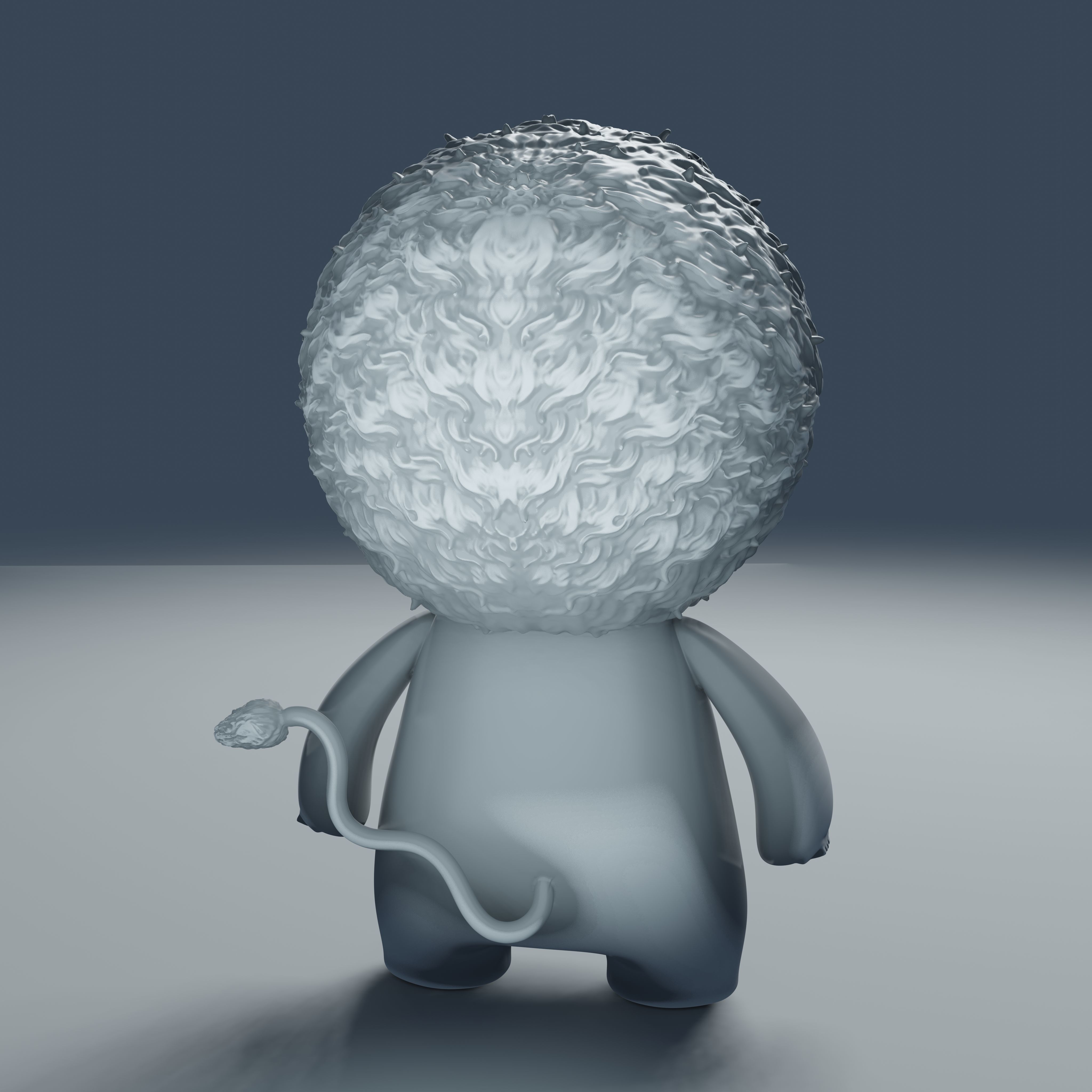 Little Lion - 3D Print Model 3D print model_23