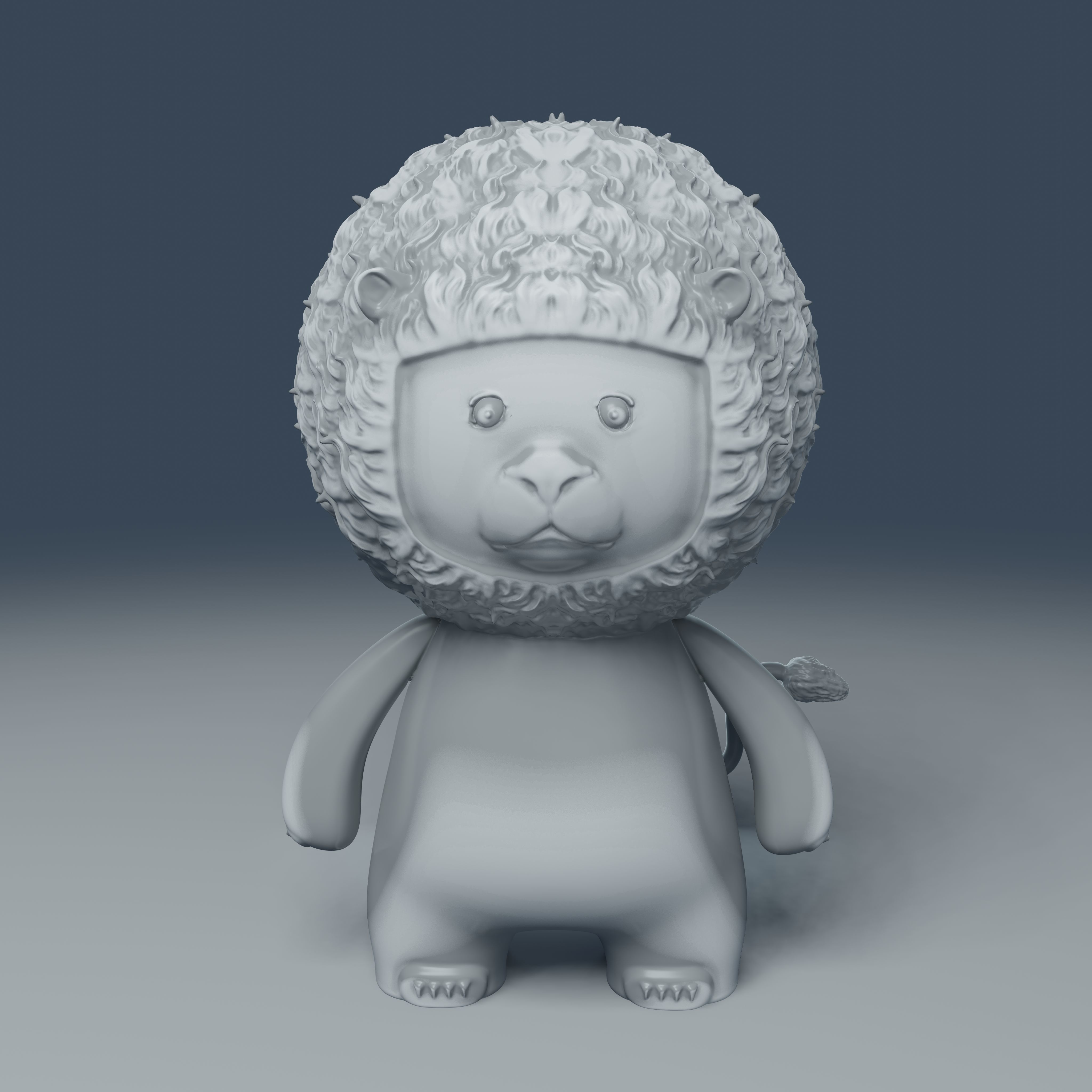 Little Lion - 3D Print Model 3D print model_31