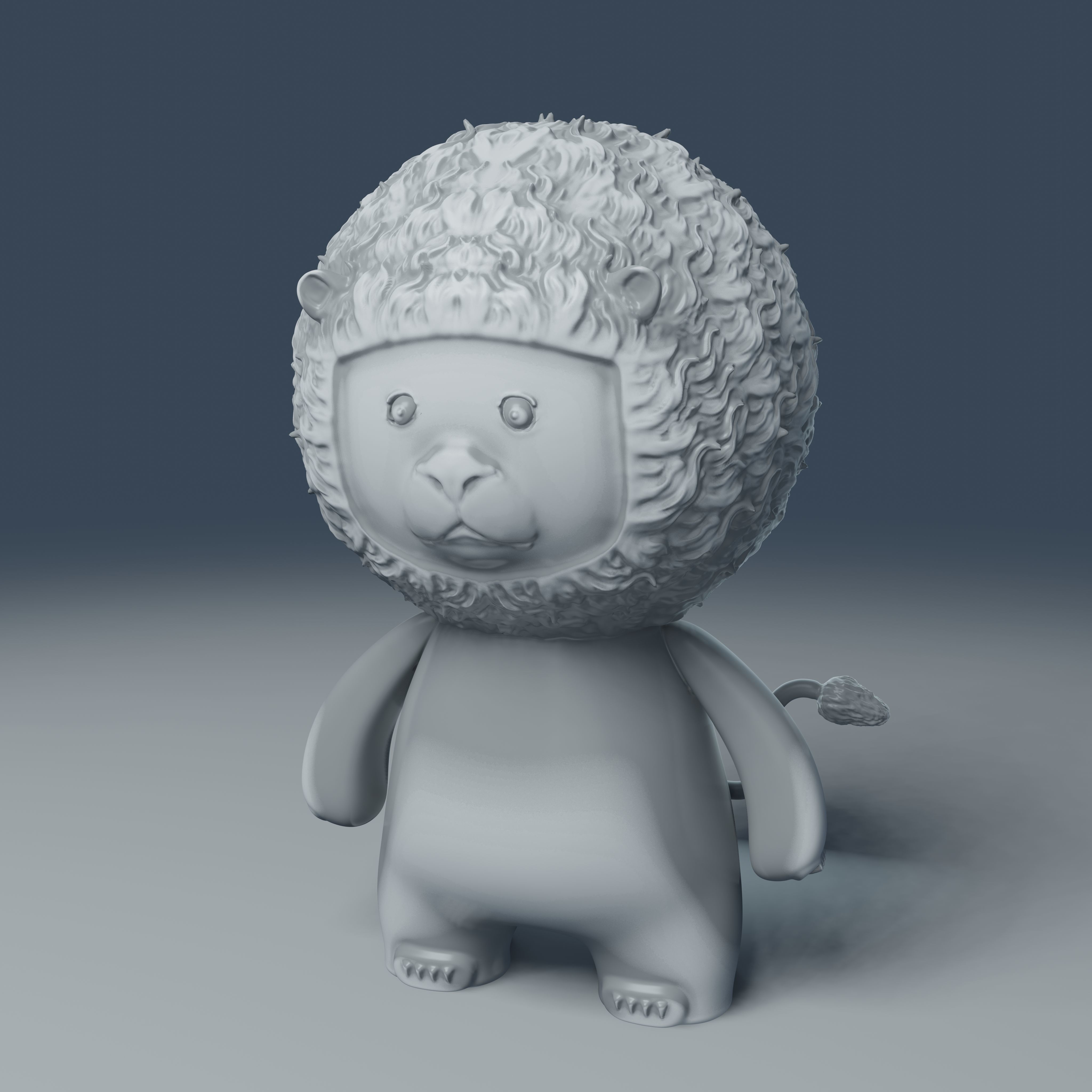 Little Lion - 3D Print Model 3D print model_19