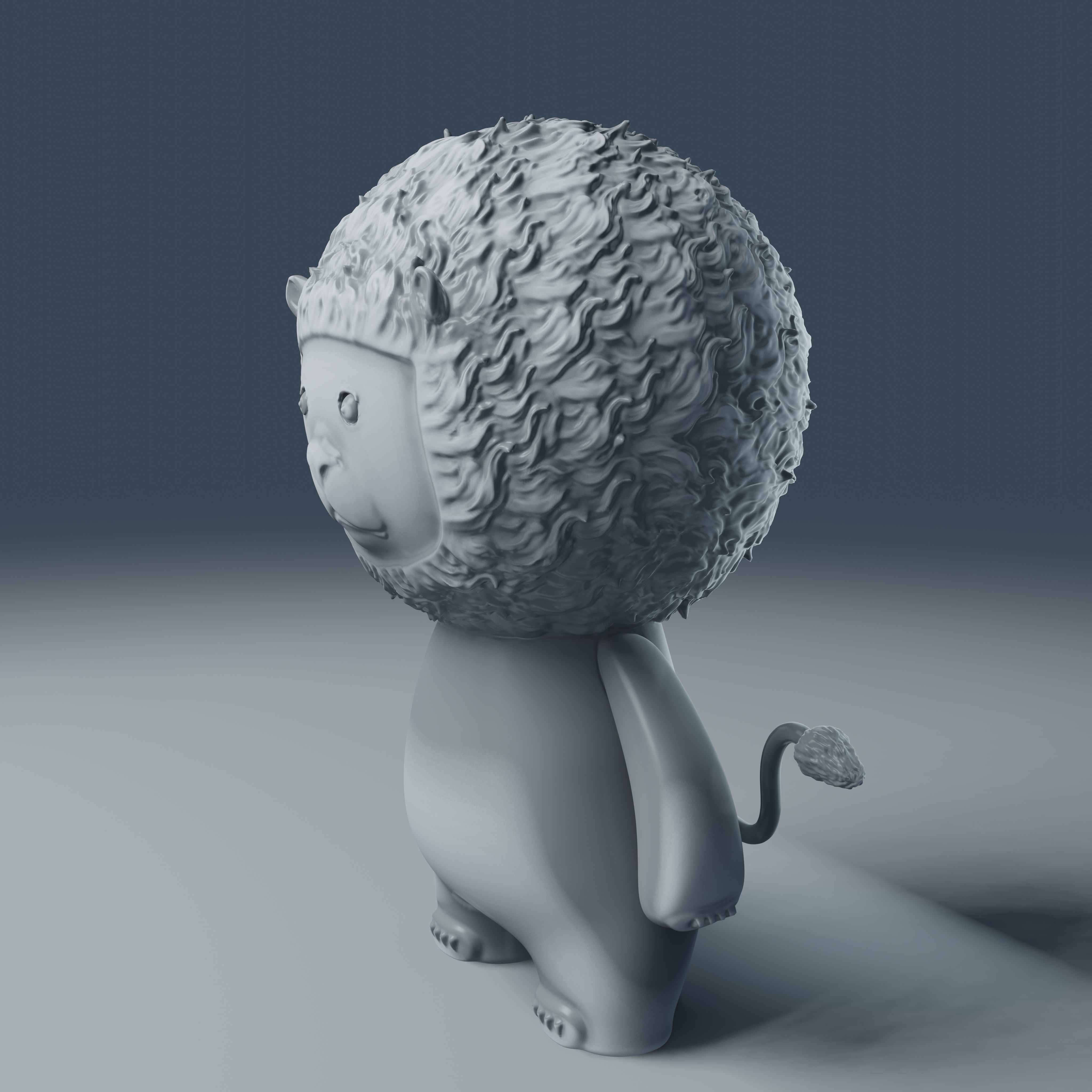 Little Lion - 3D Print Model 3D print model_13