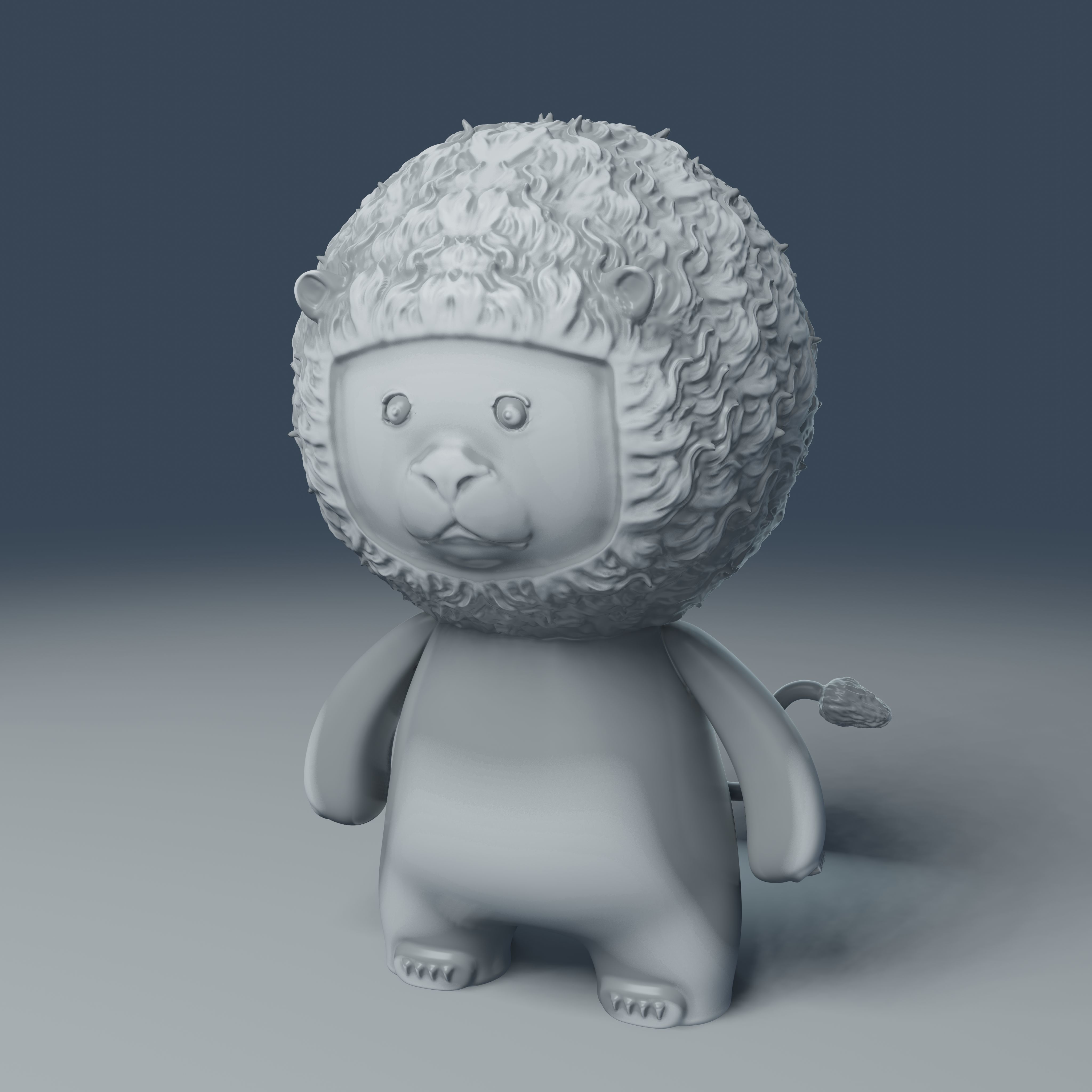 Little Lion - 3D Print Model 3D print model_20