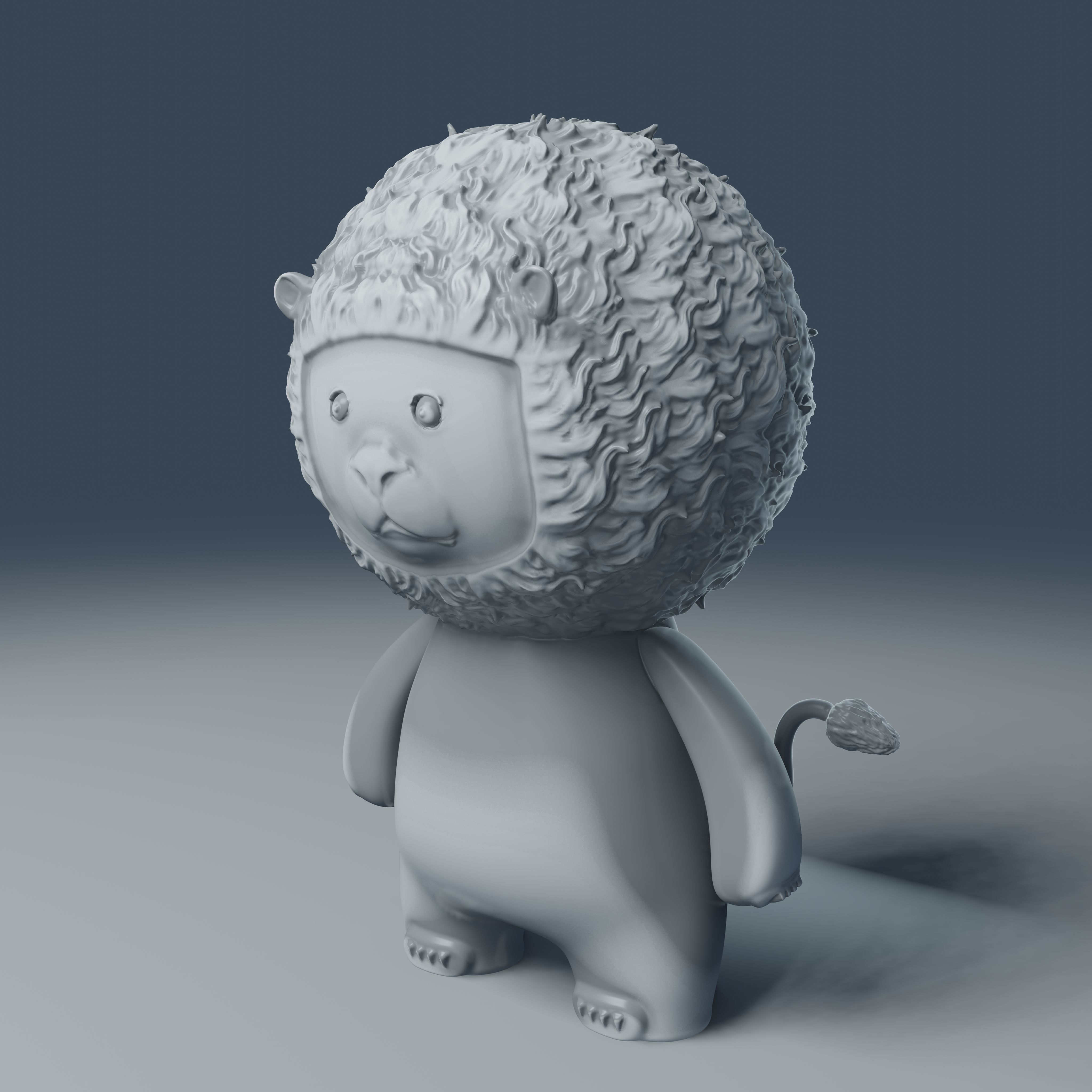 Little Lion - 3D Print Model 3D print model_37