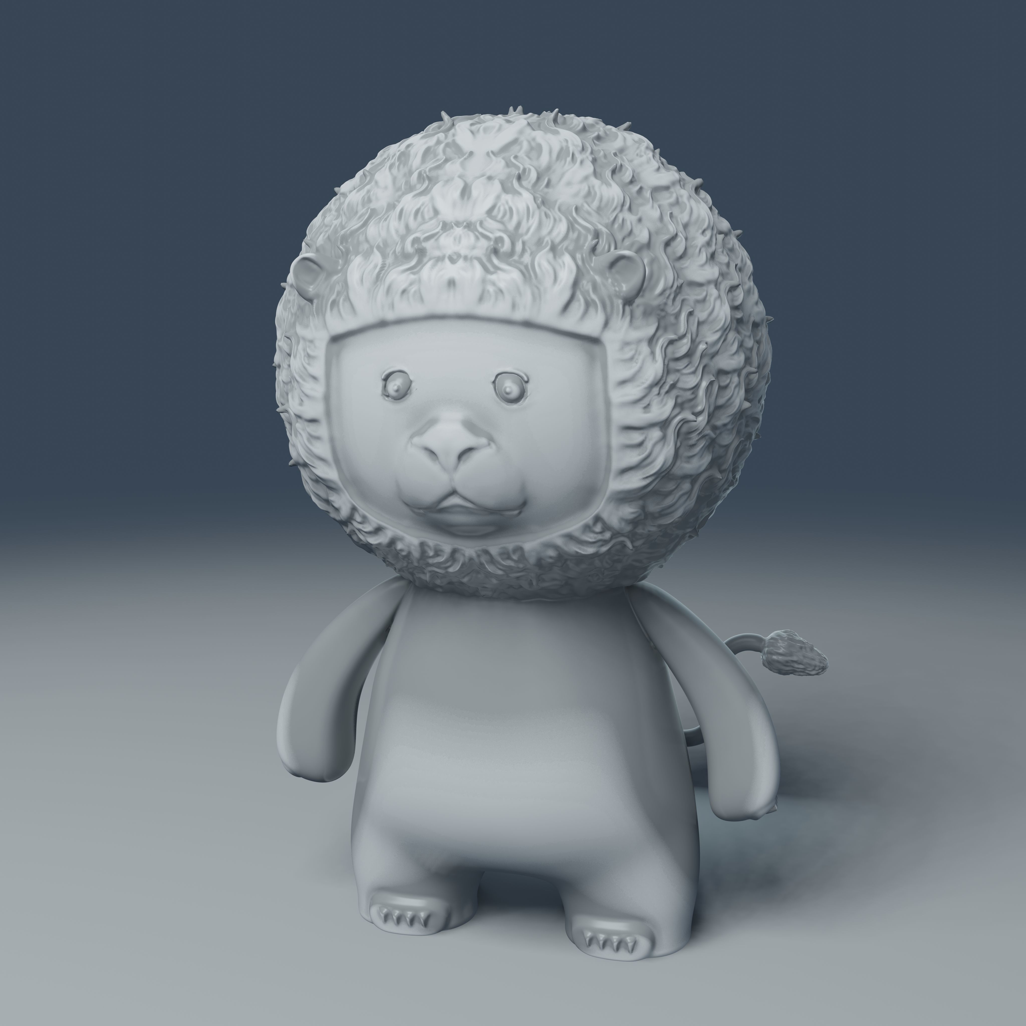 Little Lion - 3D Print Model 3D print model_32