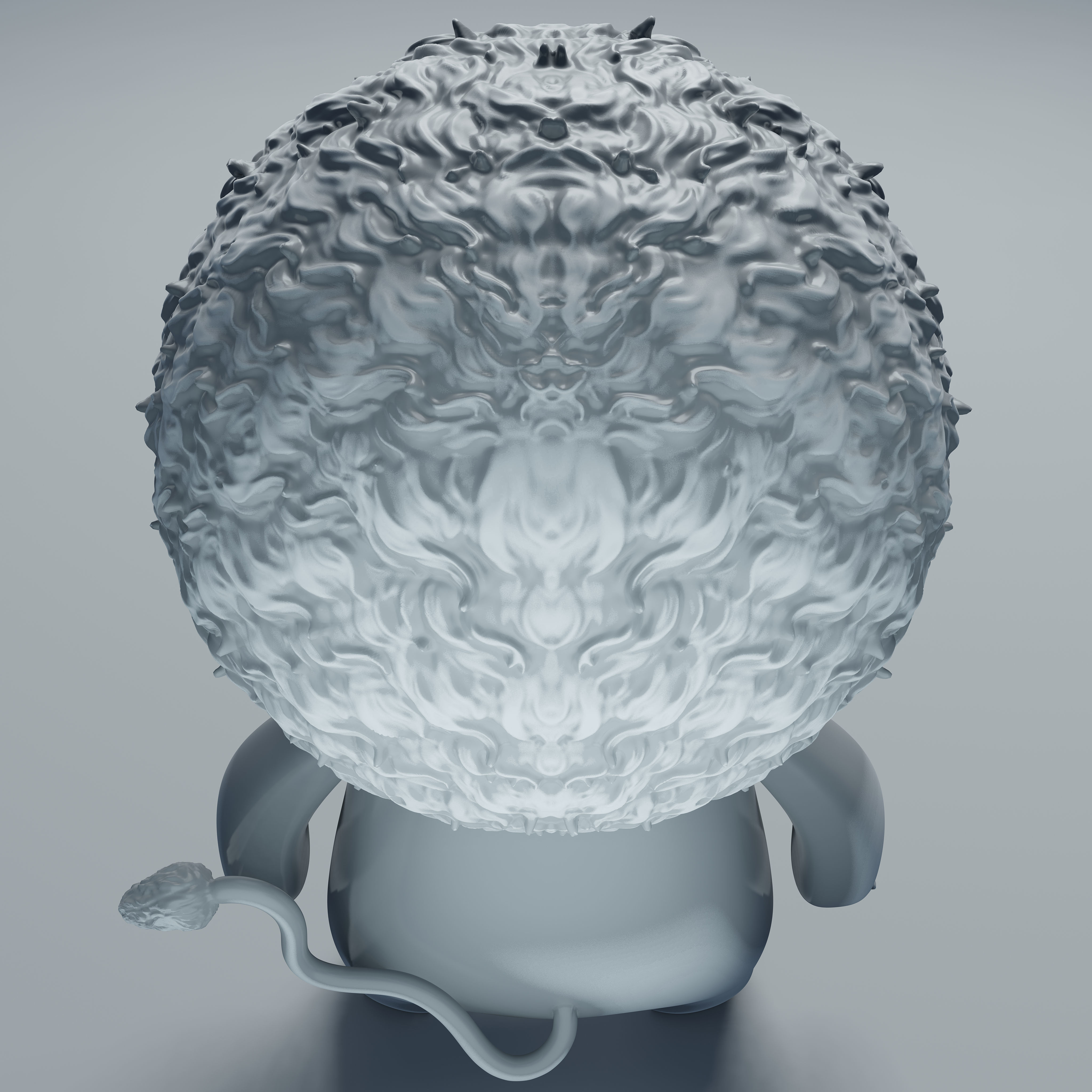 Little Lion - 3D Print Model 3D print model_8