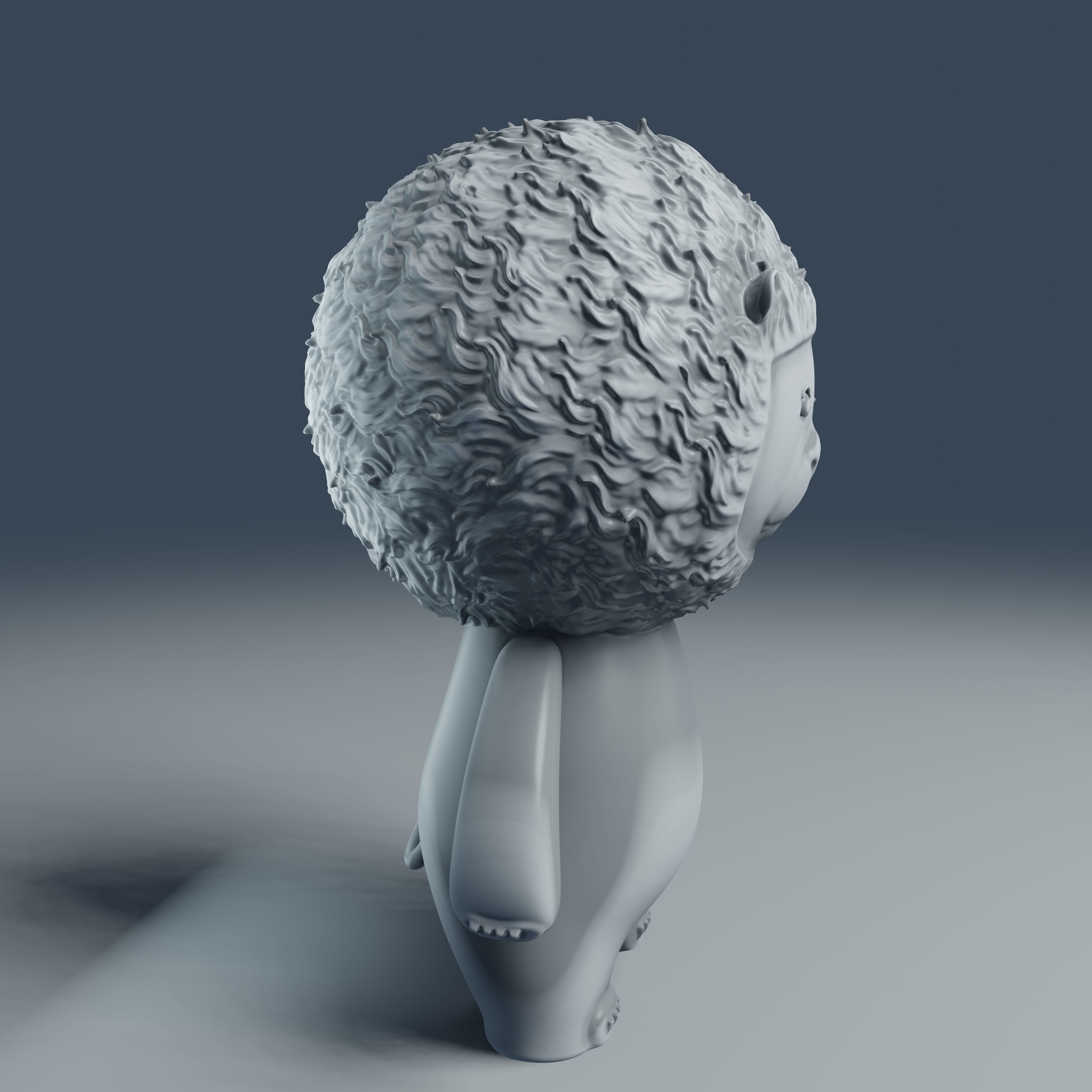 Little Lion - 3D Print Model 3D print model_22