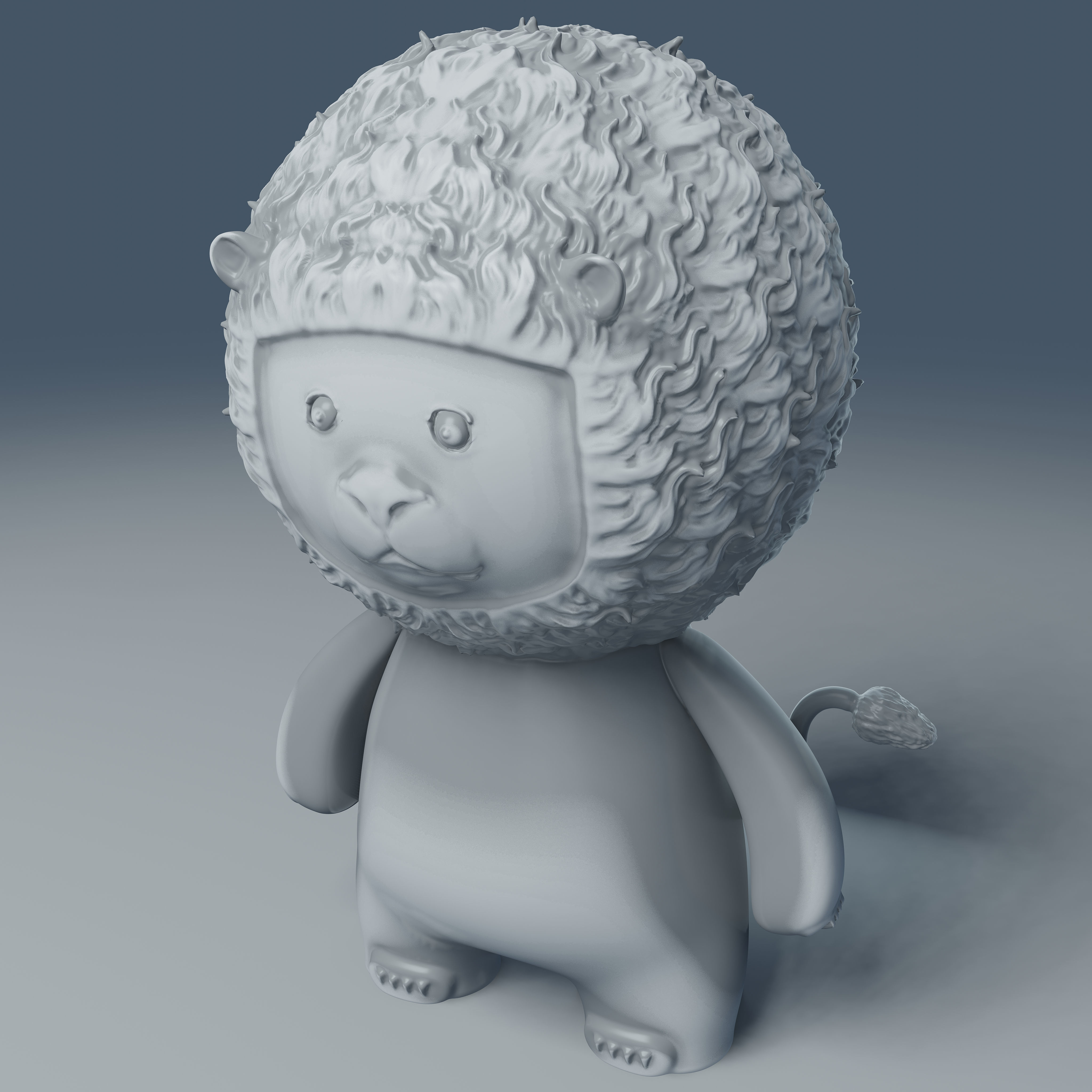 Little Lion - 3D Print Model 3D print model_2